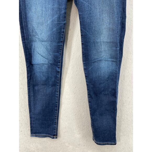 AG Adriano Goldschmied Jeans Womens 27 Blue The Stevie‎ Ankle Slim Straight - Picture 3 of 12
